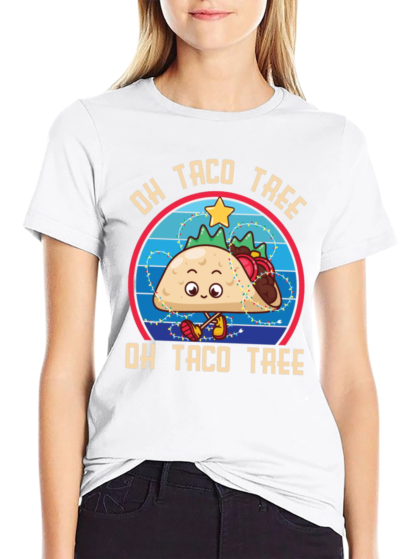 Oh Taco Tree Christmas T-Shirt