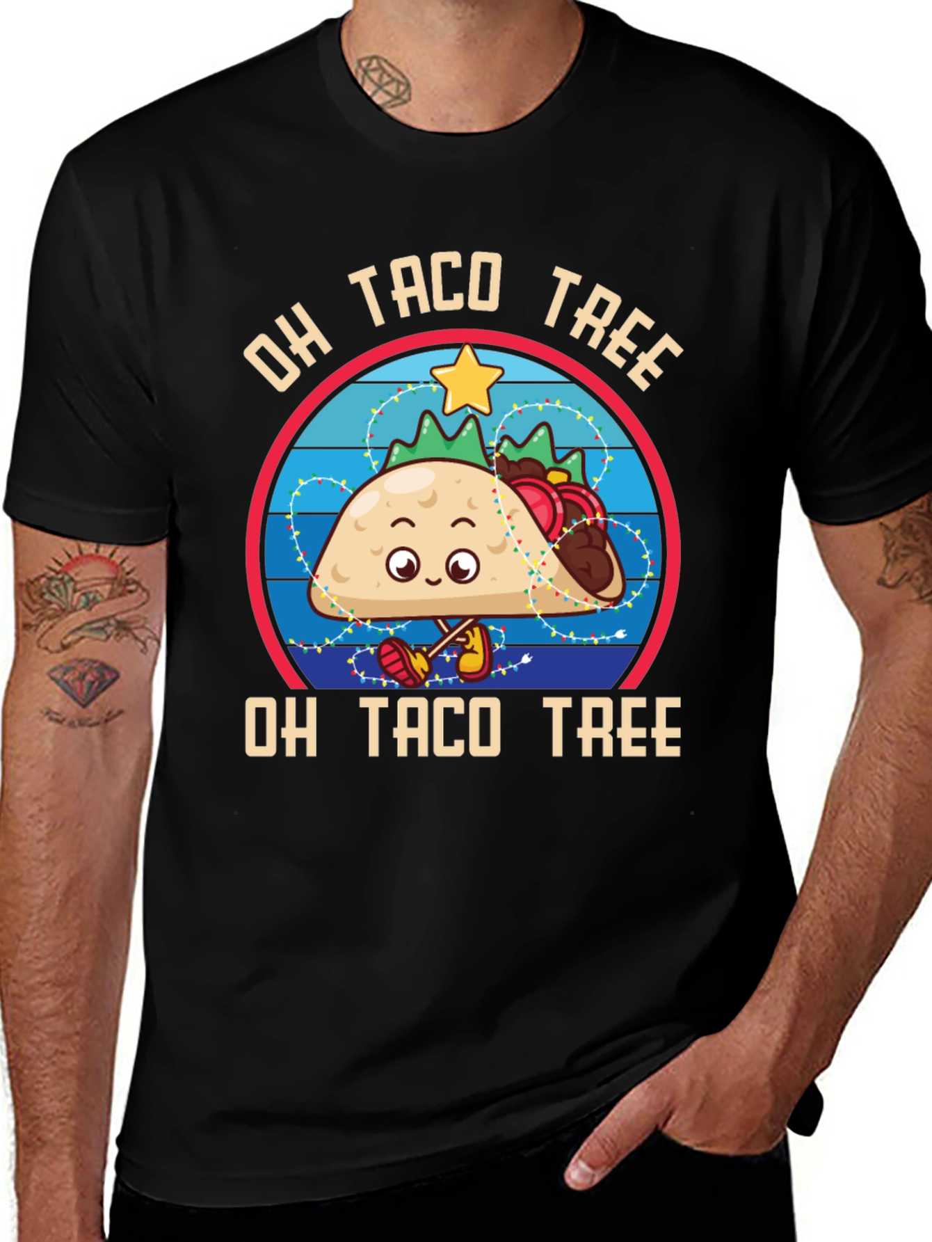 Oh Taco Tree Christmas T-Shirt