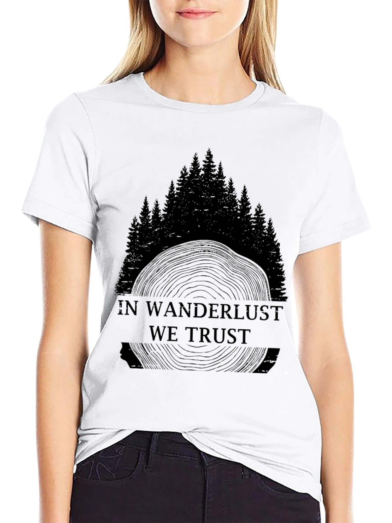 In Wanderlust We Trust Graphic T-Shirt