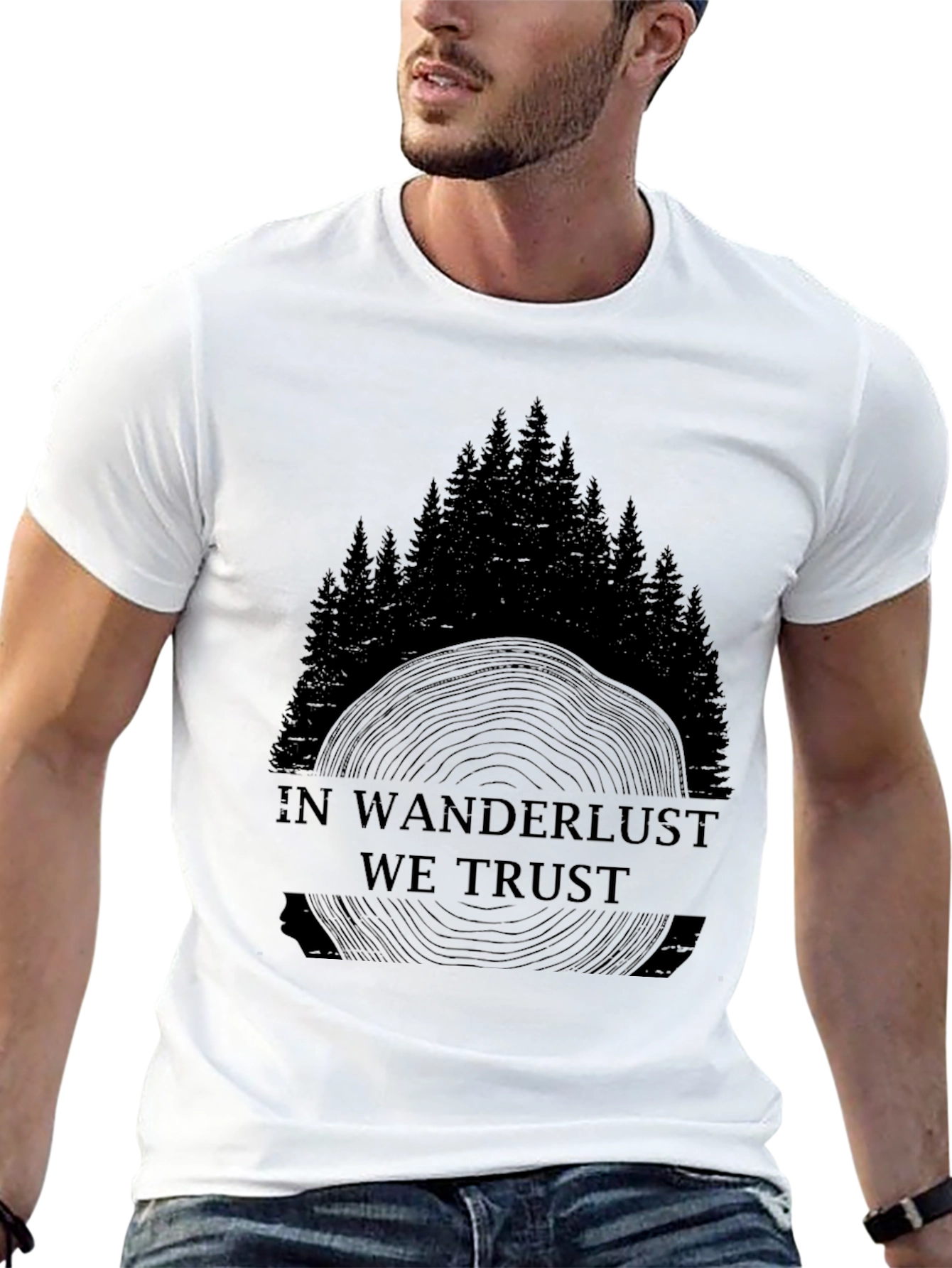 In Wanderlust We Trust Graphic T-Shirt