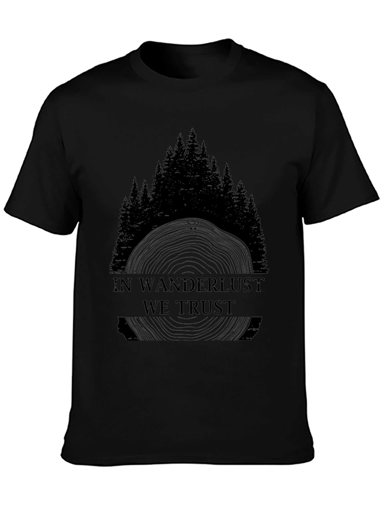 In Wanderlust We Trust Graphic T-Shirt