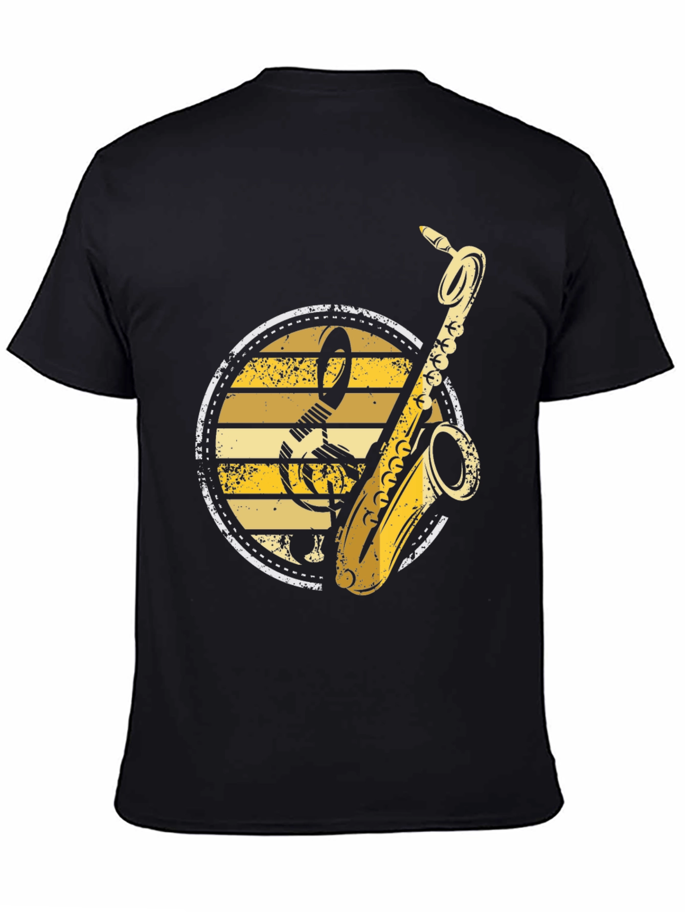 Saxophone Music T-Shirt - Retro Band Tee
