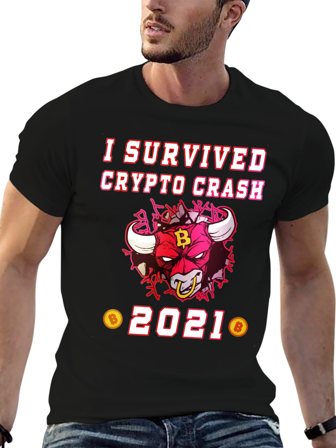 I Survived Crypto Crash 2021 T-Shirt
