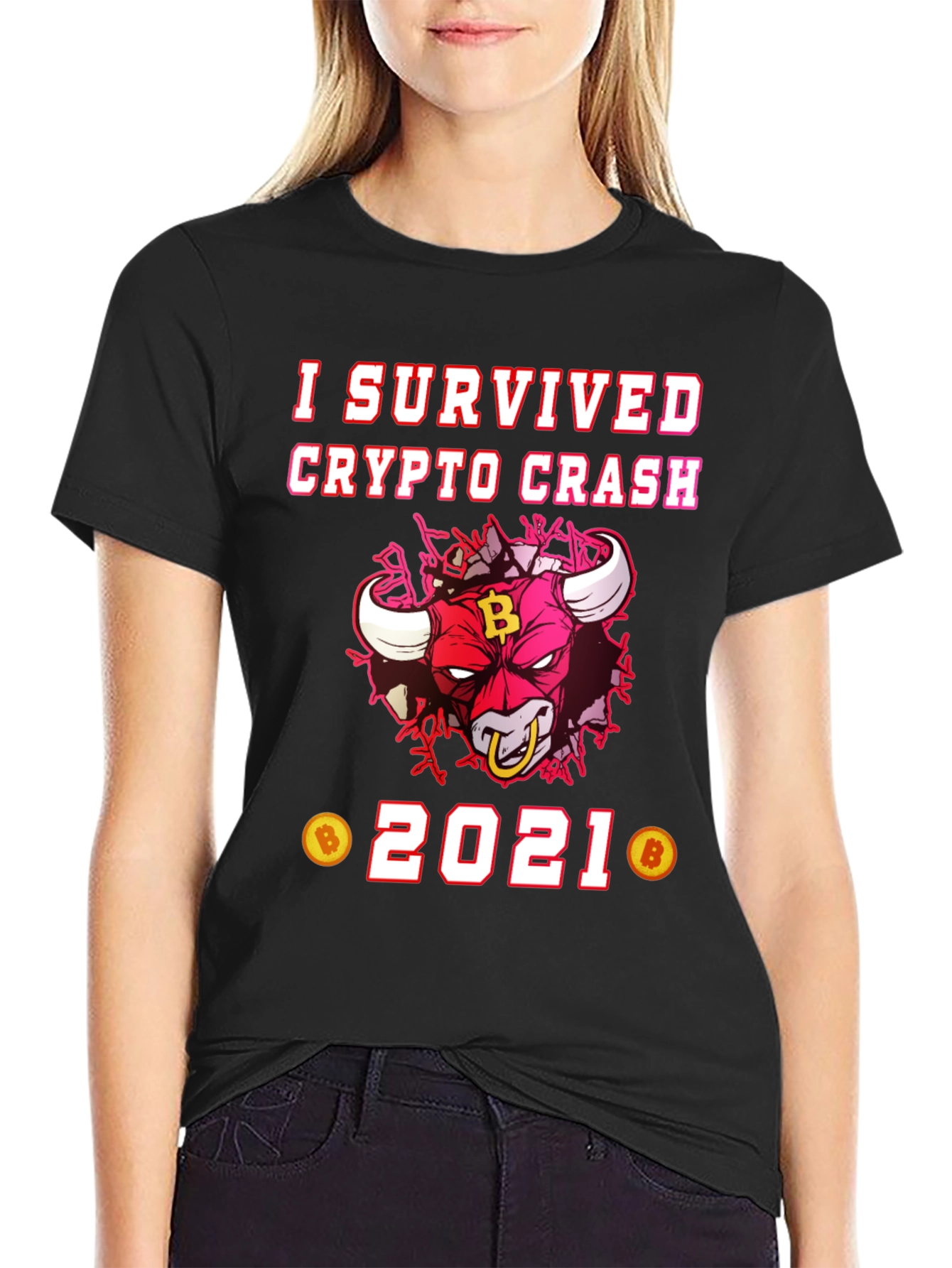 I Survived Crypto Crash 2021 T-Shirt