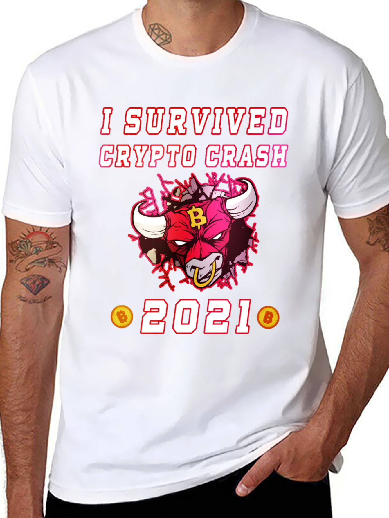 I Survived Crypto Crash 2021 T-Shirt