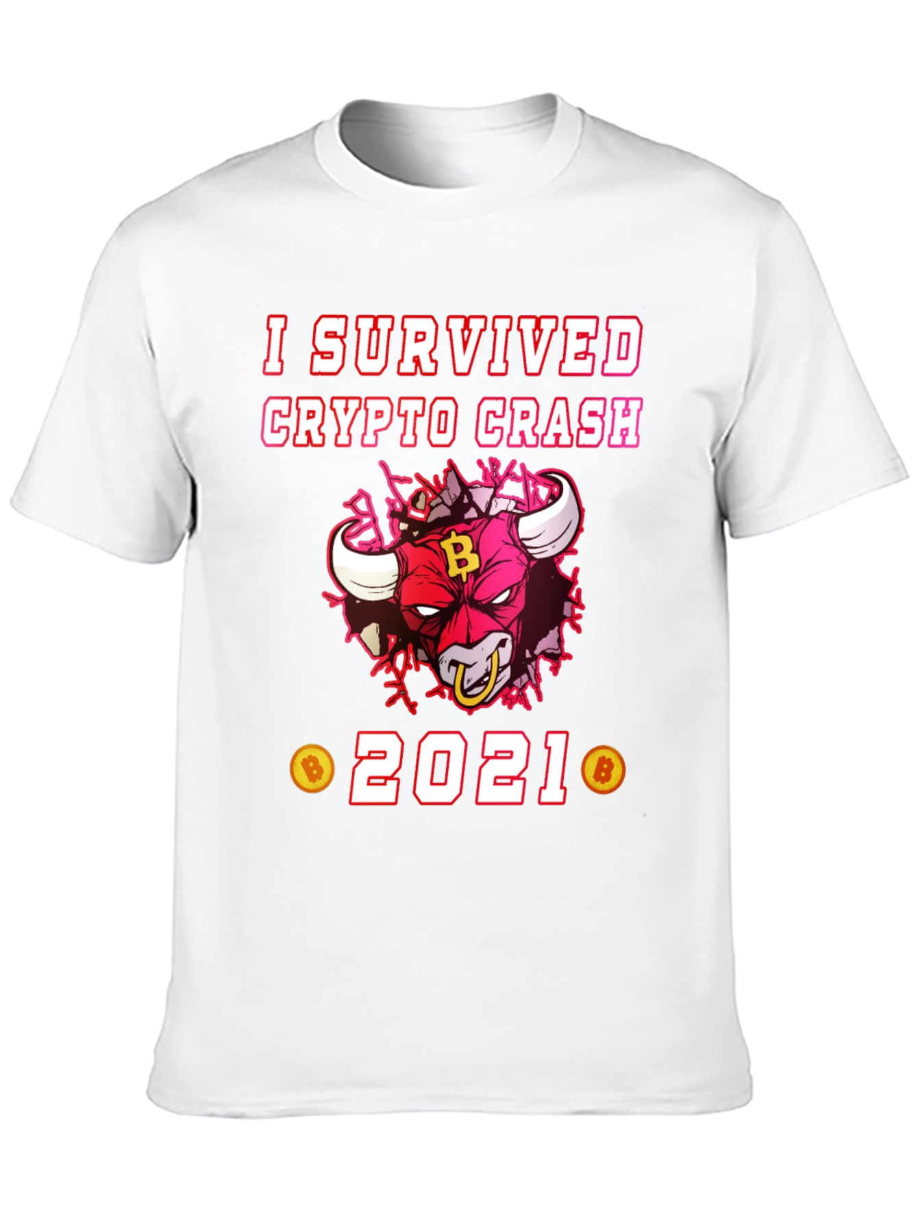 I Survived Crypto Crash 2021 T-Shirt