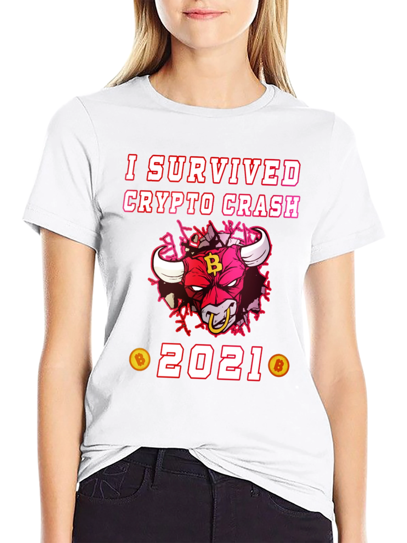 I Survived Crypto Crash 2021 T-Shirt