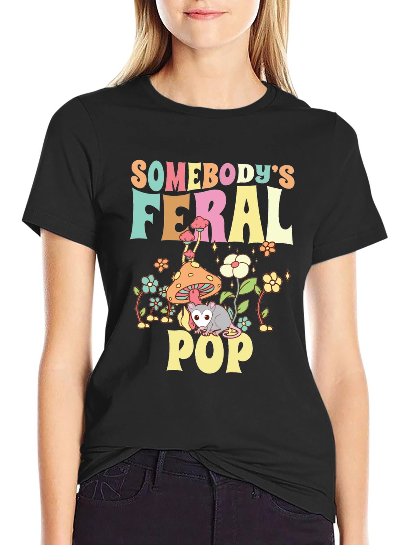 Somebodys Feral Pop Graphic Tee