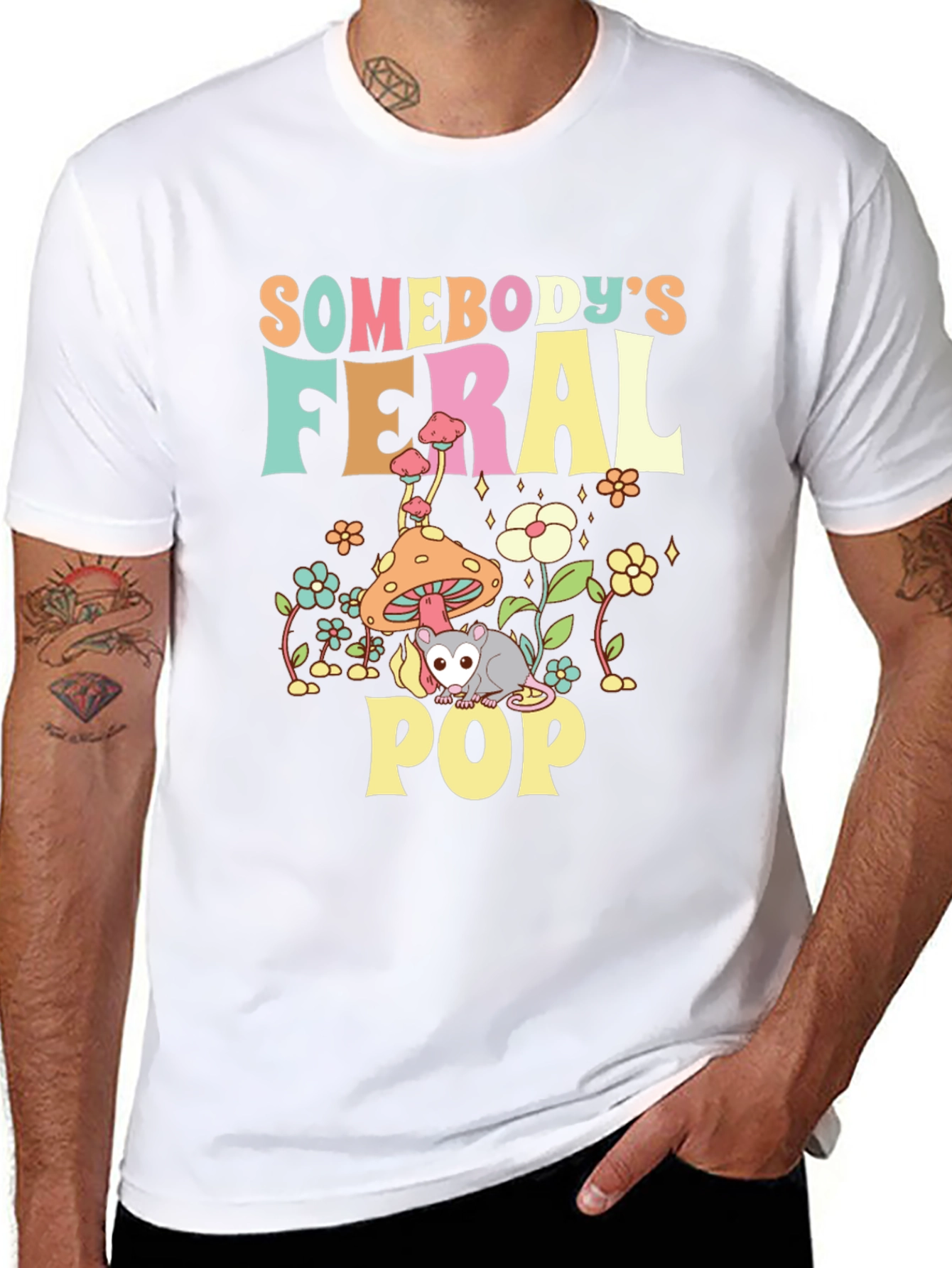 Somebodys Feral Pop Graphic Tee