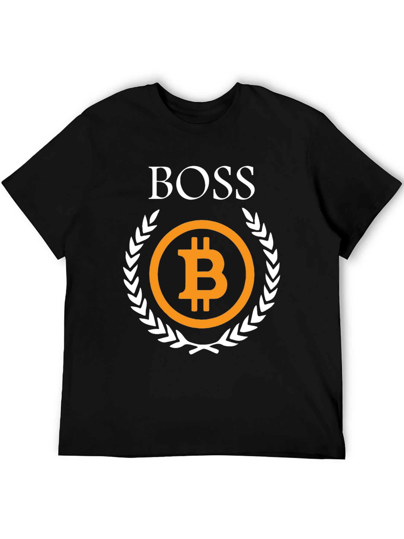 Bitcoin Boss Graphic Tee - Crypto Currency T-Shirt