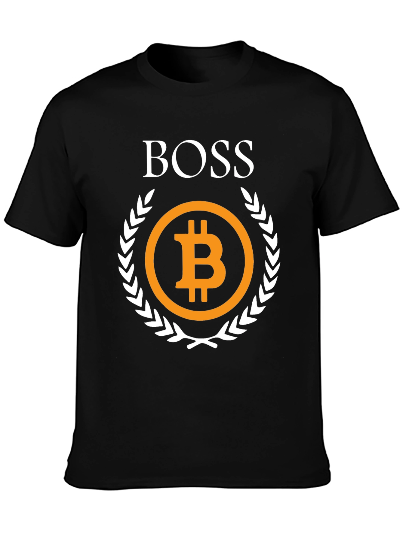 Bitcoin Boss Graphic Tee - Crypto Currency T-Shirt