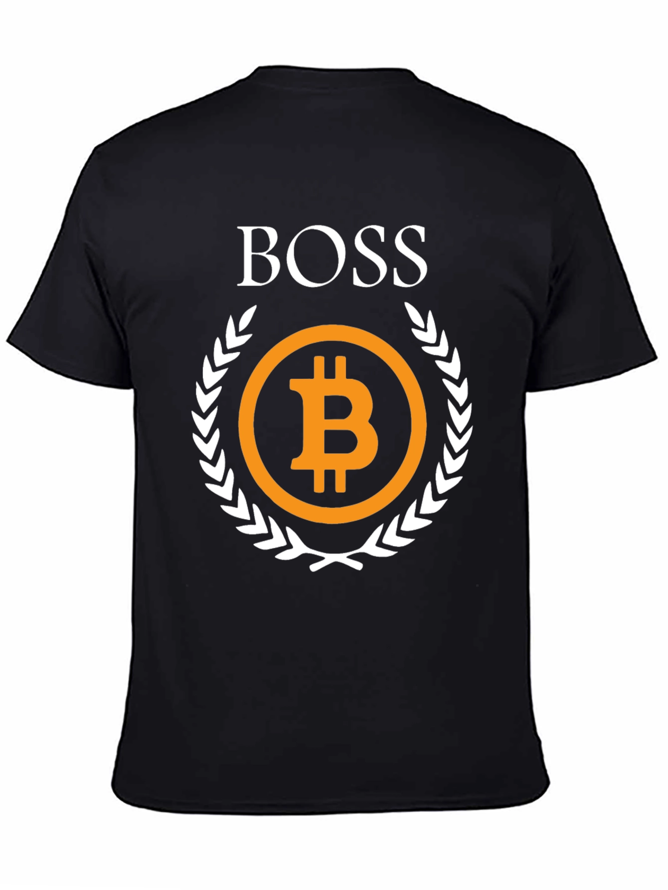 Bitcoin Boss Graphic Tee - Crypto Currency T-Shirt