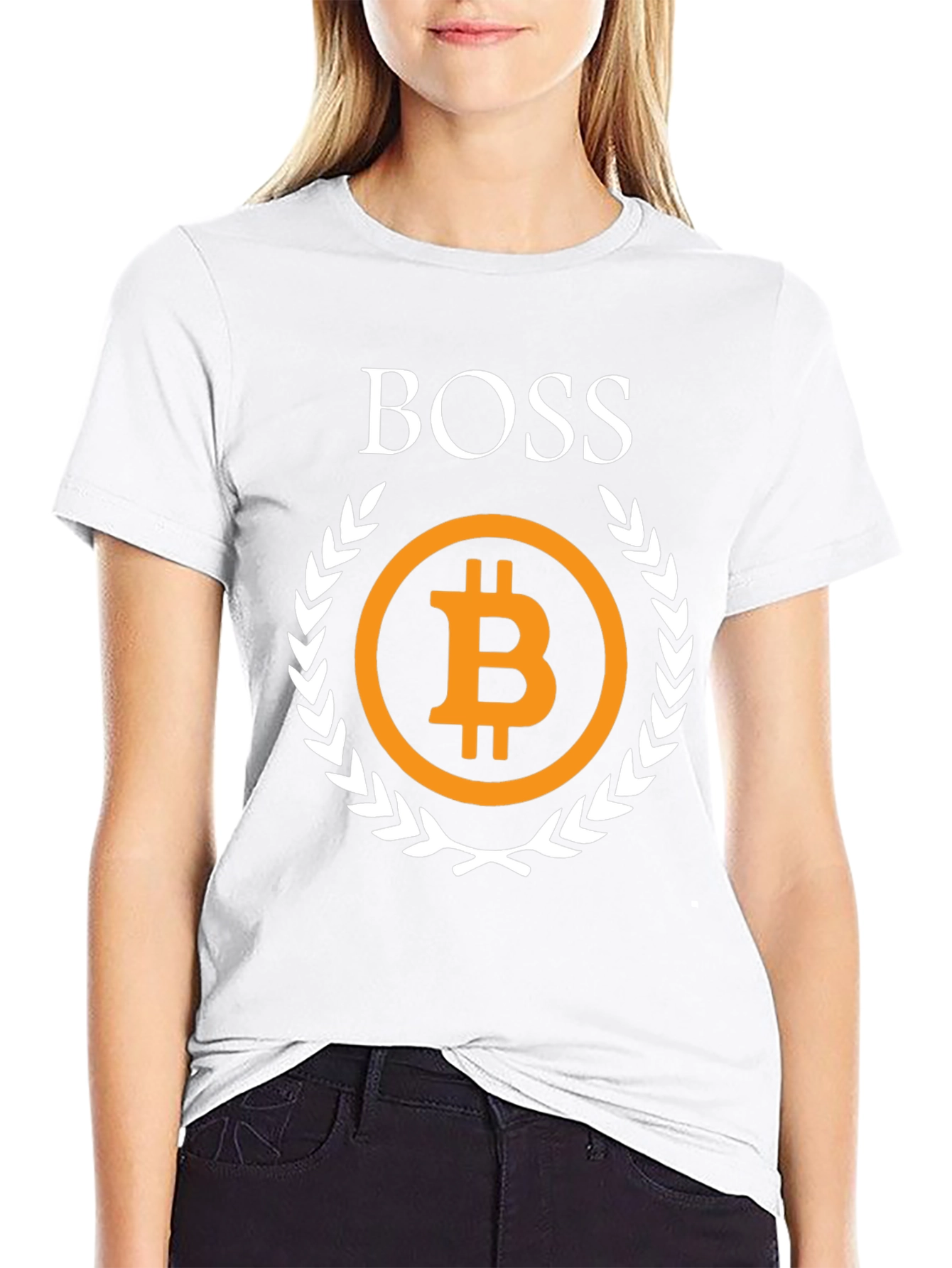 Bitcoin Boss Graphic Tee - Crypto Currency T-Shirt