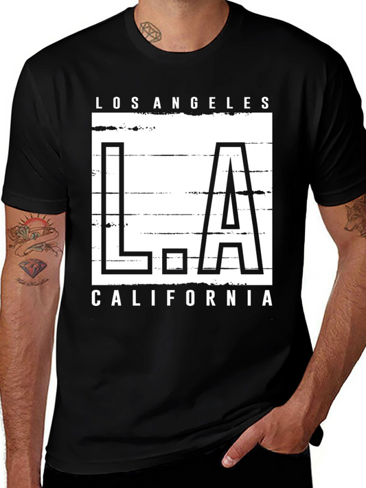 LA California Graphic Print T-Shirt