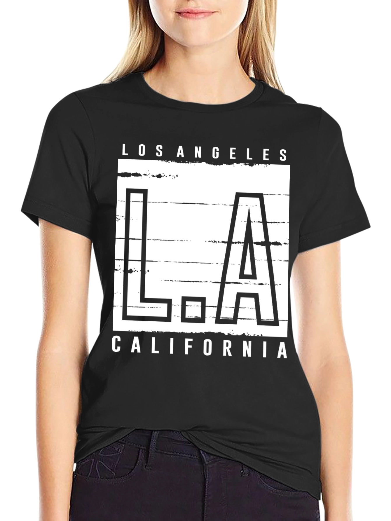 LA California Graphic Print T-Shirt