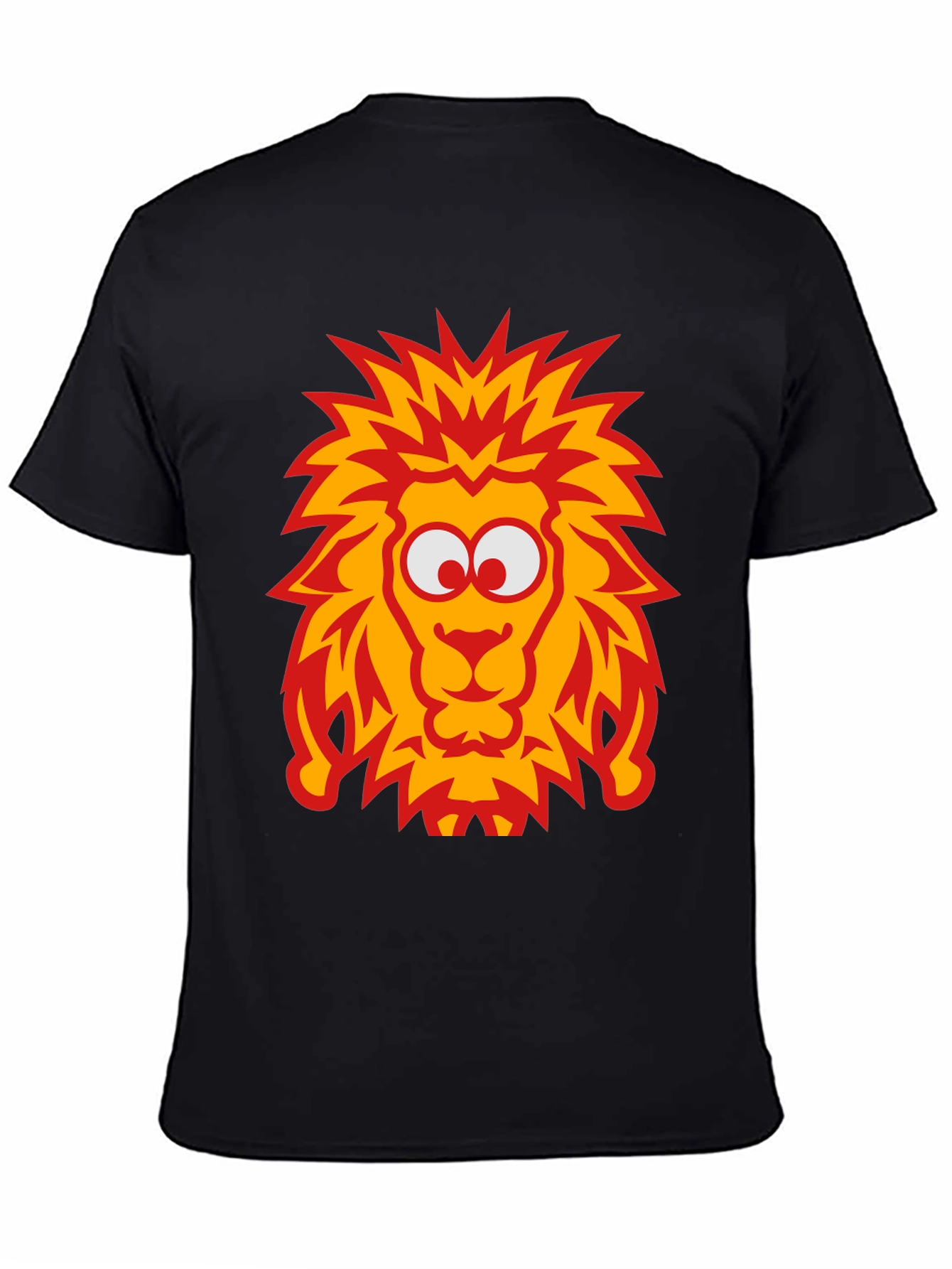 Lion Graphic Tee - Bold Cartoon Design