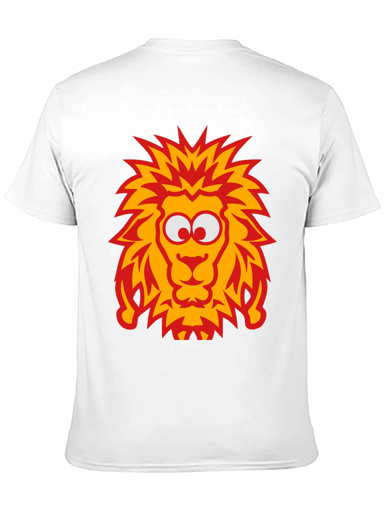 Lion Graphic Tee - Bold Cartoon Design