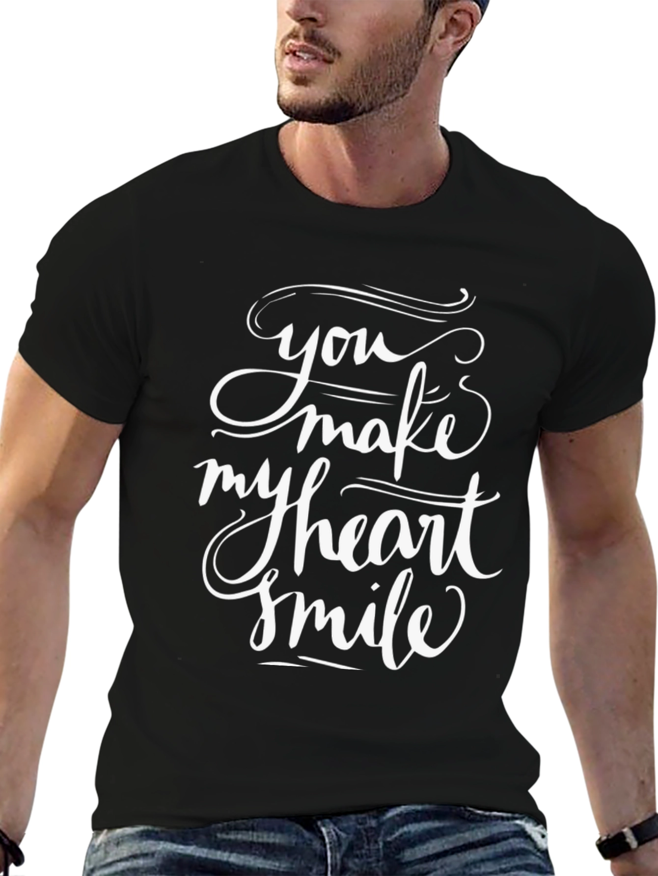 You Make My Heart Smile Graphic T-Shirt