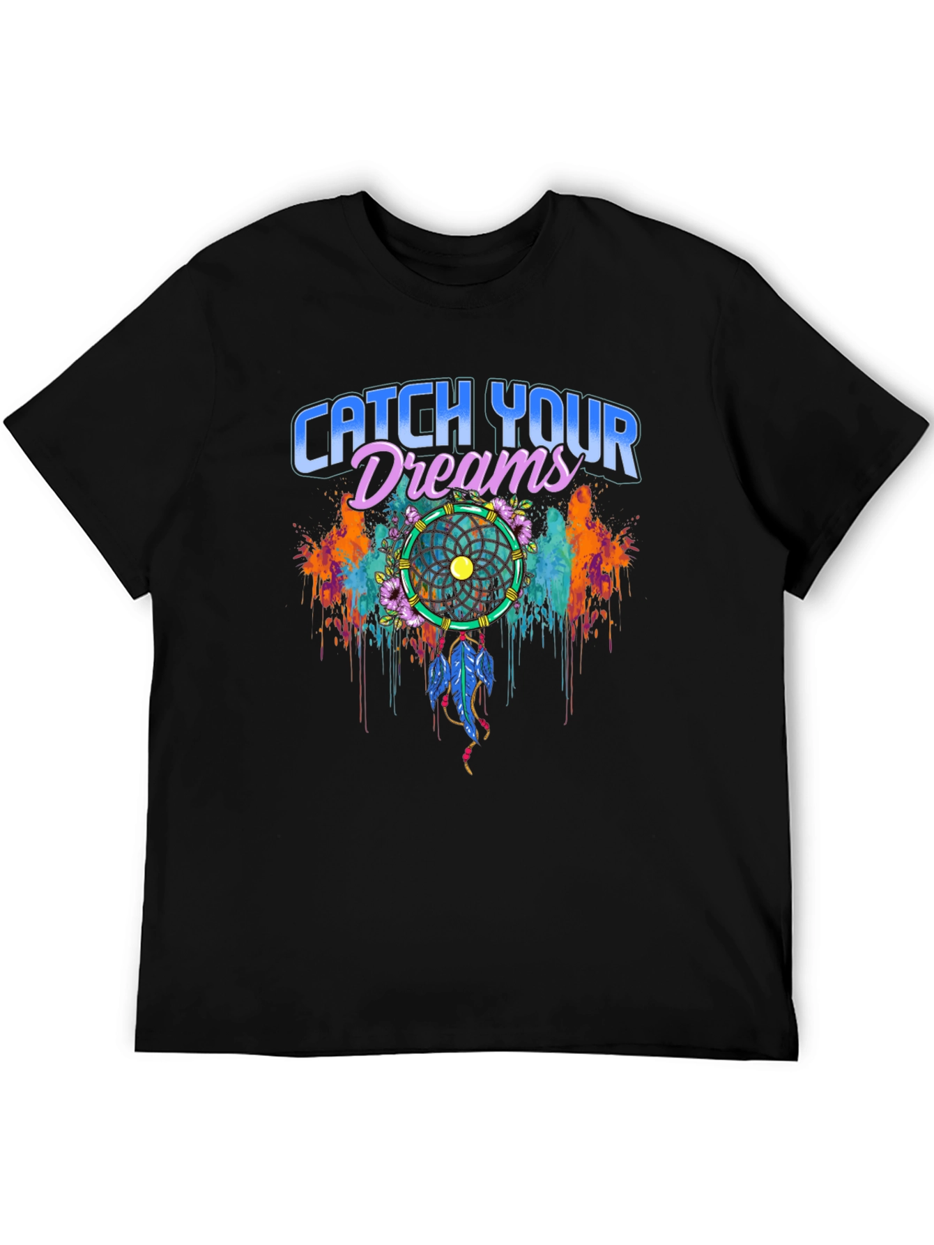 Catch Your Dreams Graphic Tee - Dreamcatcher Design