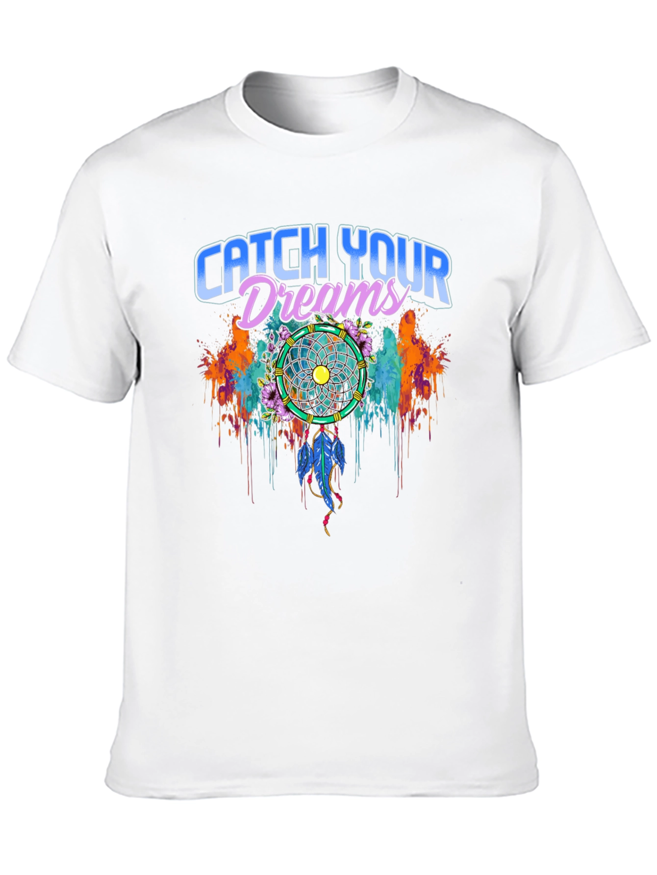Catch Your Dreams Graphic Tee - Dreamcatcher Design