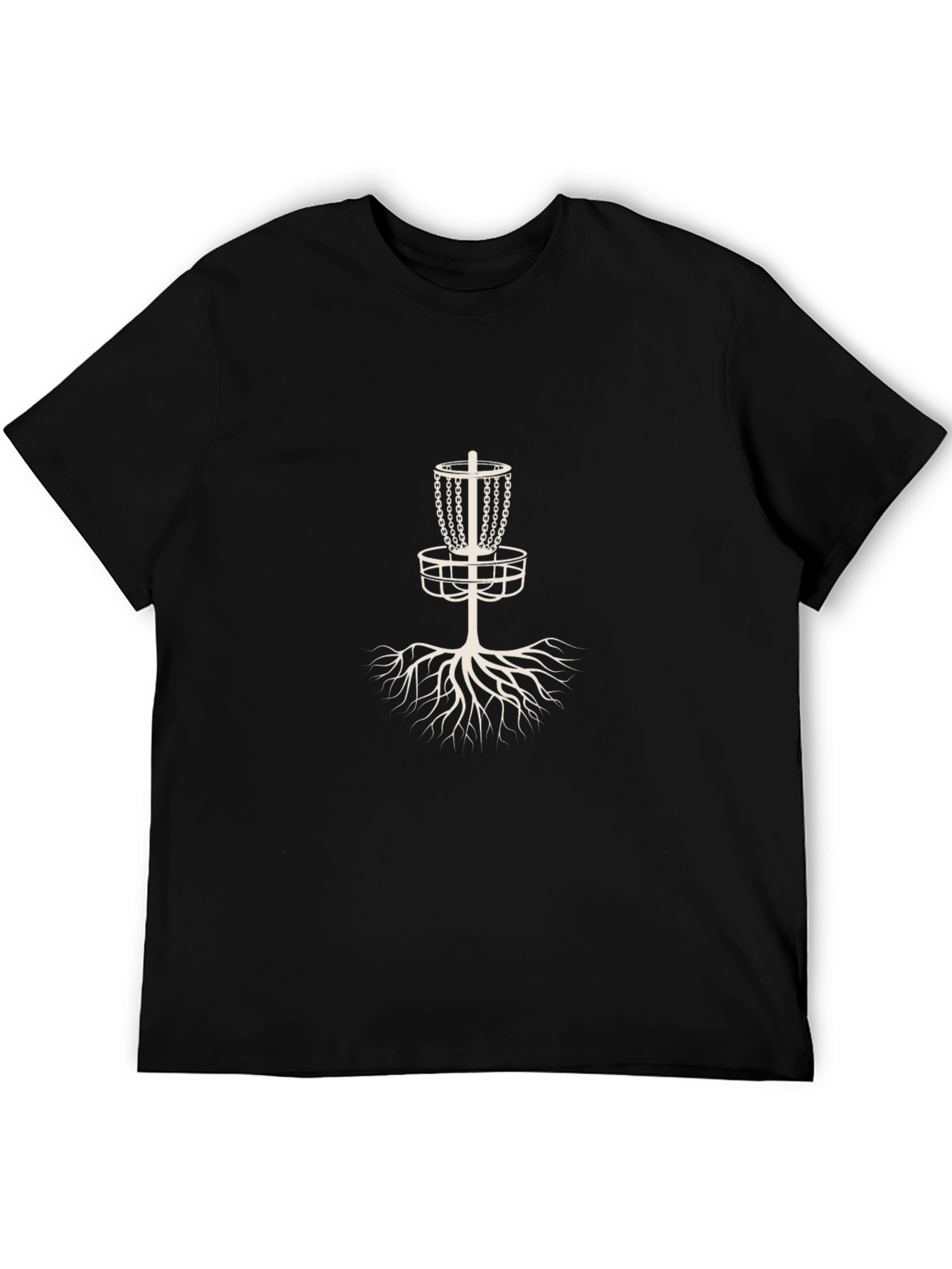 Disc Golf Roots T-Shirt - Black Graphic Tee