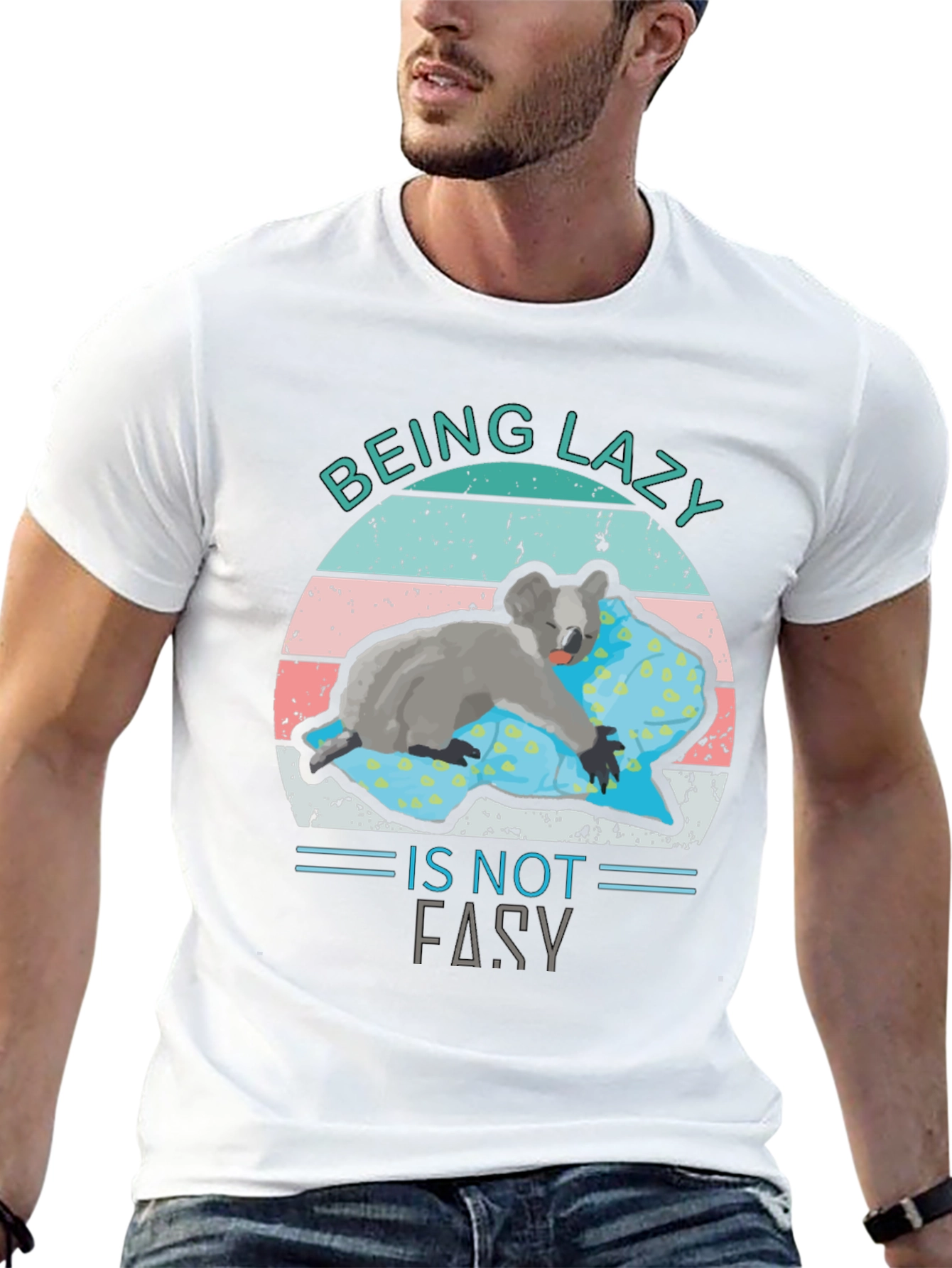 Being Lazy Is Not Easy Koala T-Shirt