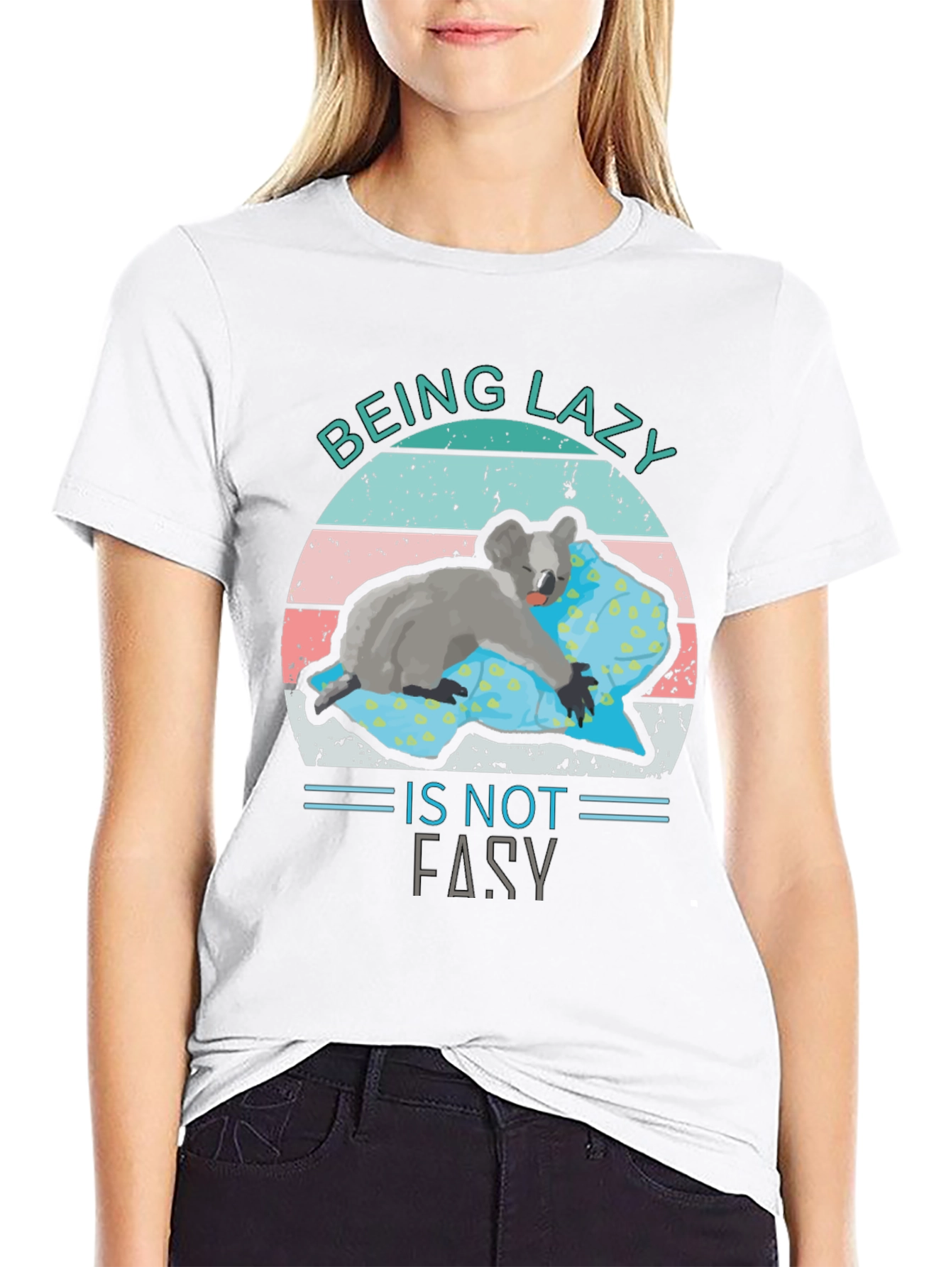 Being Lazy Is Not Easy Koala T-Shirt