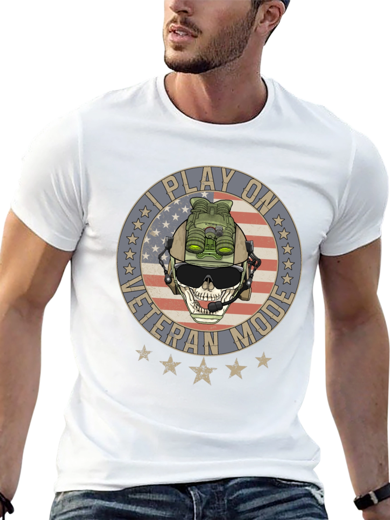 I Play on Veteran Mode Graphic T-Shirt