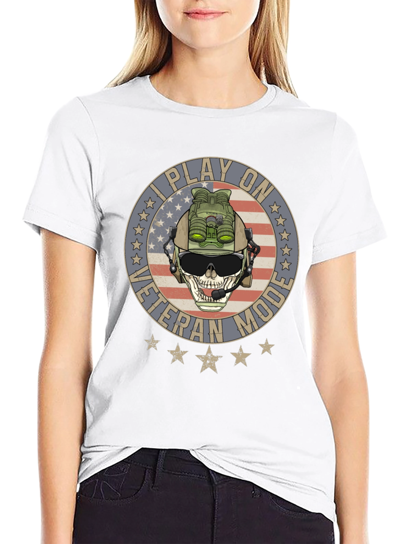 I Play on Veteran Mode Graphic T-Shirt