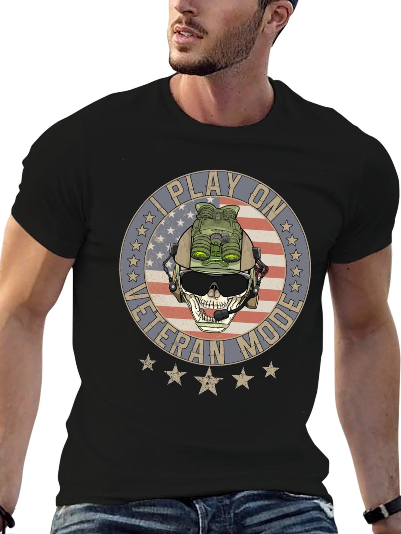 I Play on Veteran Mode Graphic T-Shirt