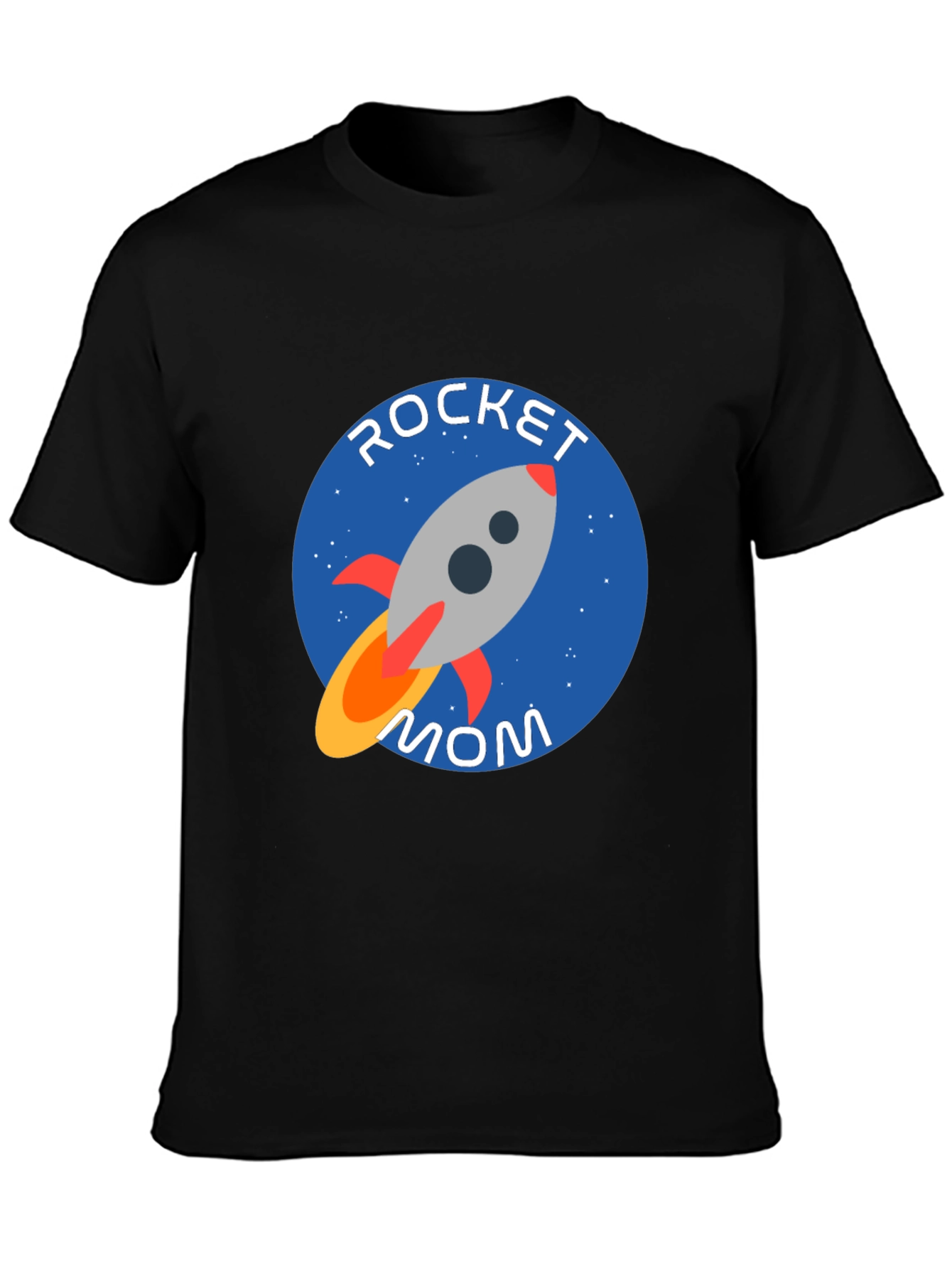 Rocket Mom Graphic Tee - Space Lover Shirt