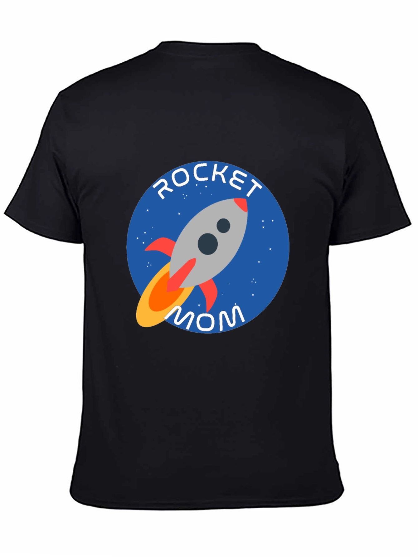Rocket Mom Graphic Tee - Space Lover Shirt