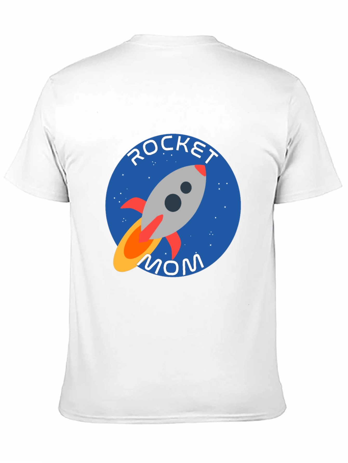 Rocket Mom Graphic Tee - Space Lover Shirt
