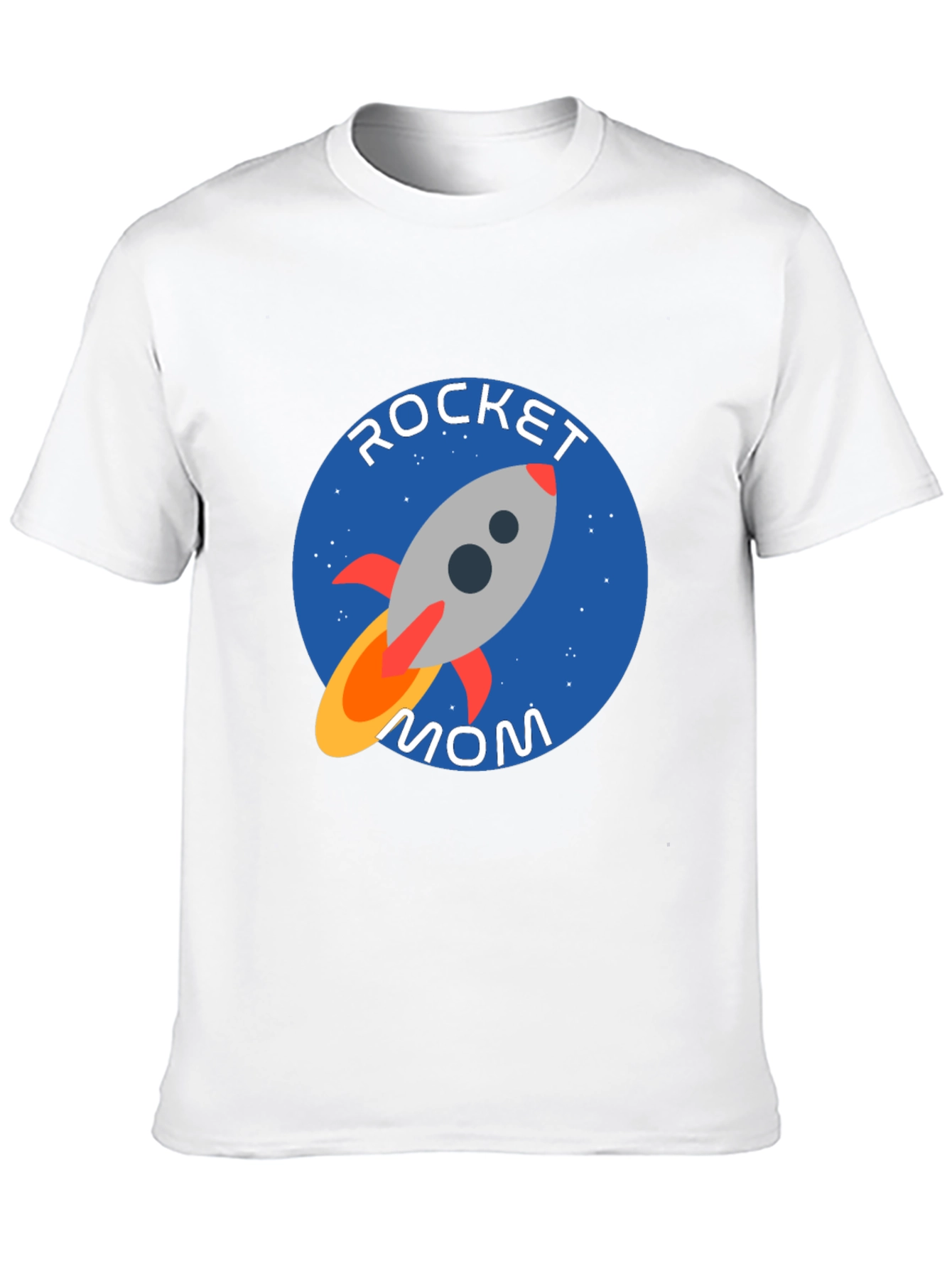 Rocket Mom Graphic Tee - Space Lover Shirt