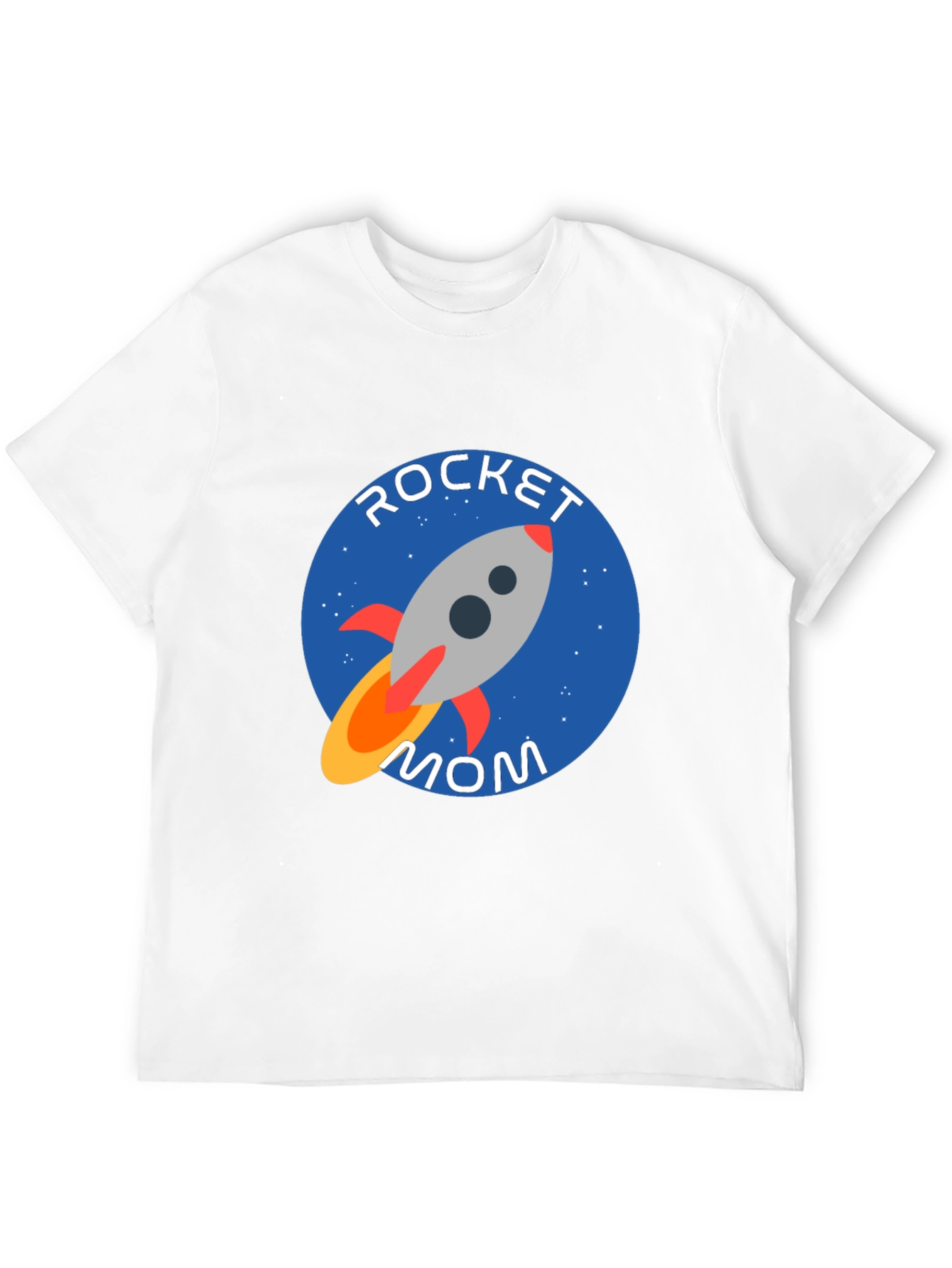 Rocket Mom Graphic Tee - Space Lover Shirt