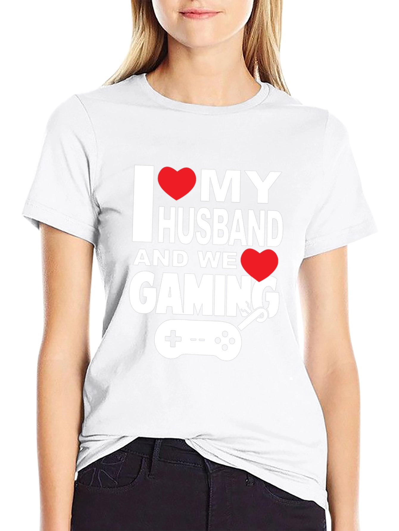 I Love My Husband Gaming T-Shirt