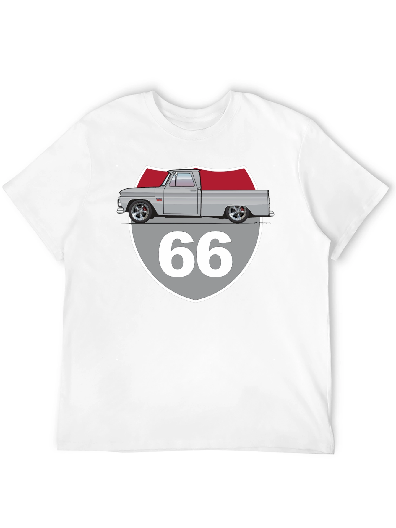 Route 66 Truck Graphic T-Shirt