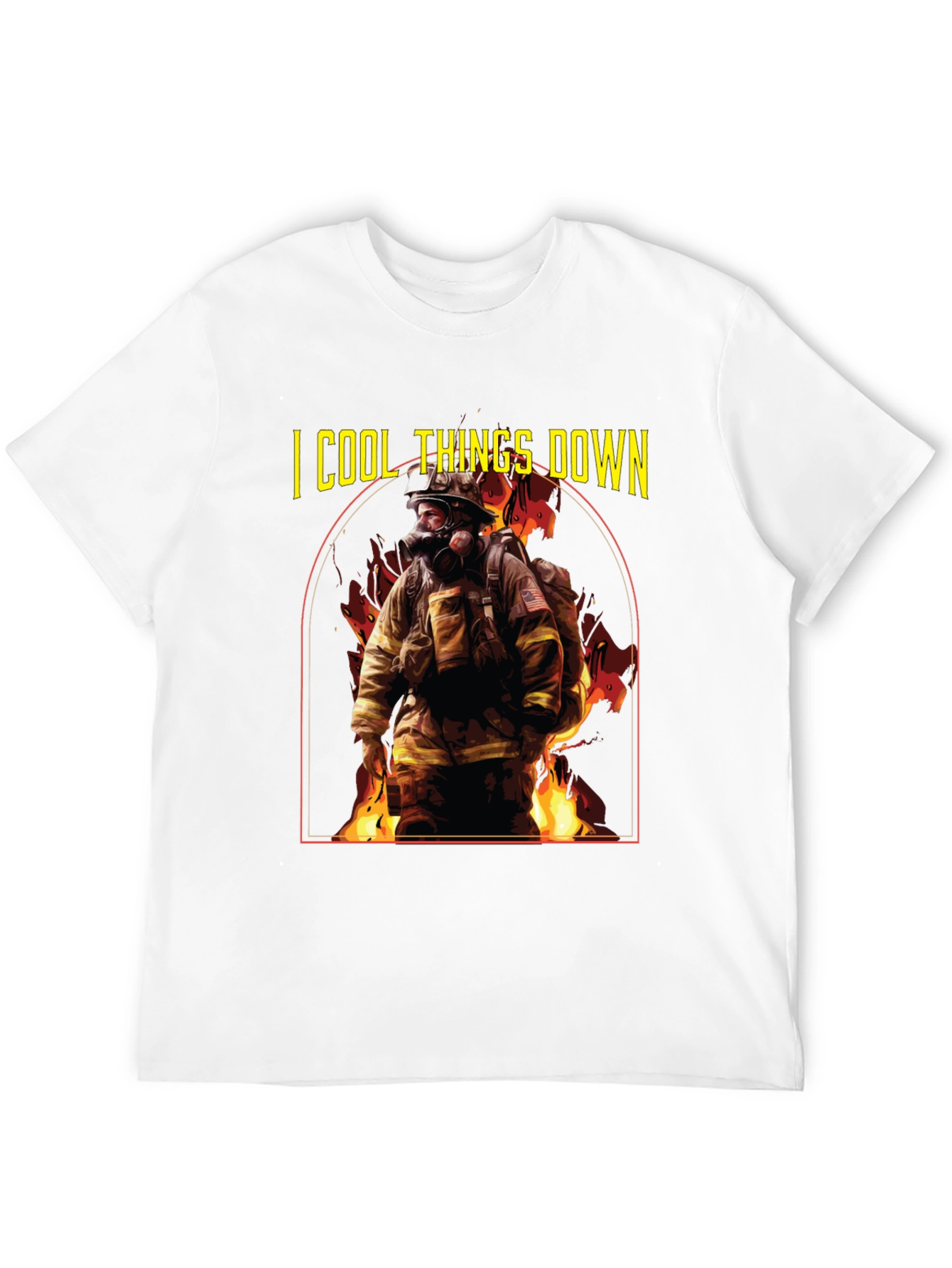 I Cool Things Down Firefighter T-Shirt