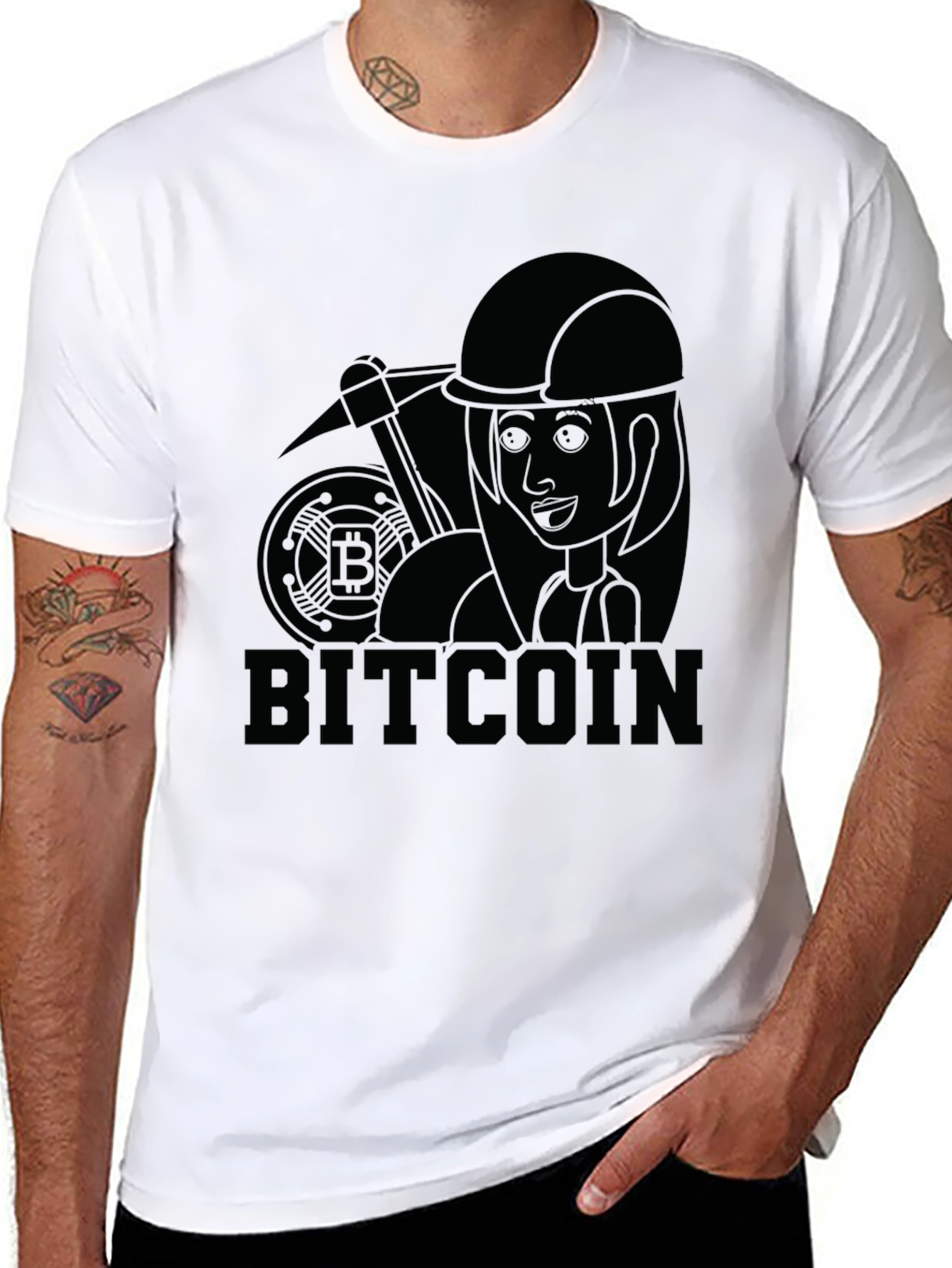 Bitcoin Miner T-Shirt - Crypto Currency Fan Tee
