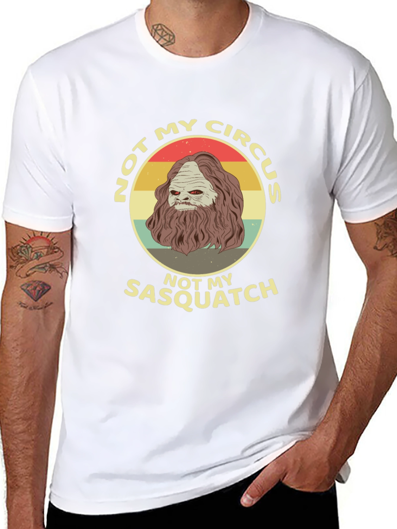 Not My Circus Sasquatch Graphic Tee