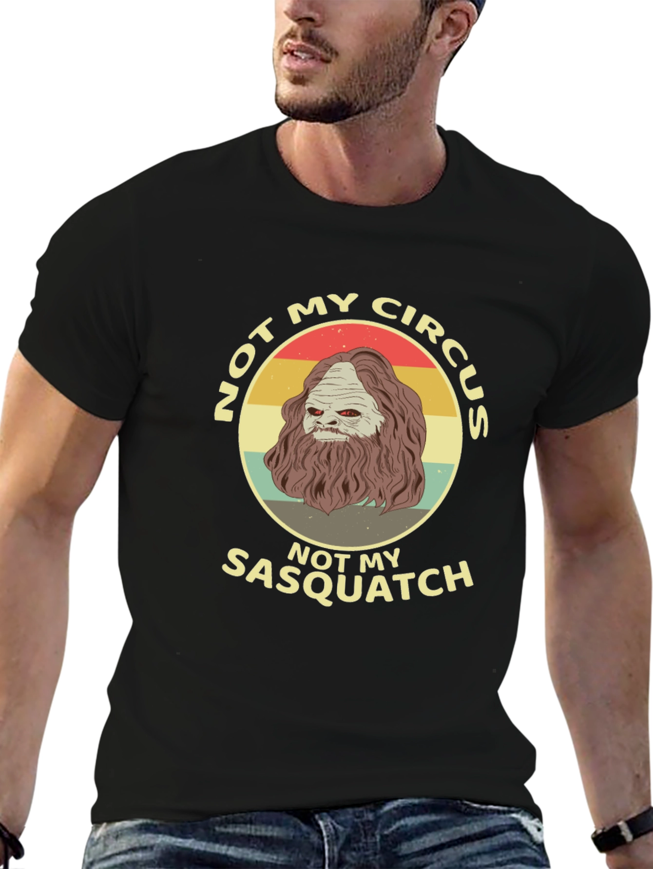 Not My Circus Sasquatch Graphic Tee