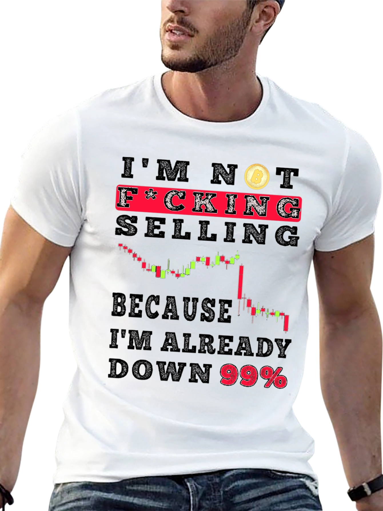 Im Not Selling Bitcoin Black T-Shirt