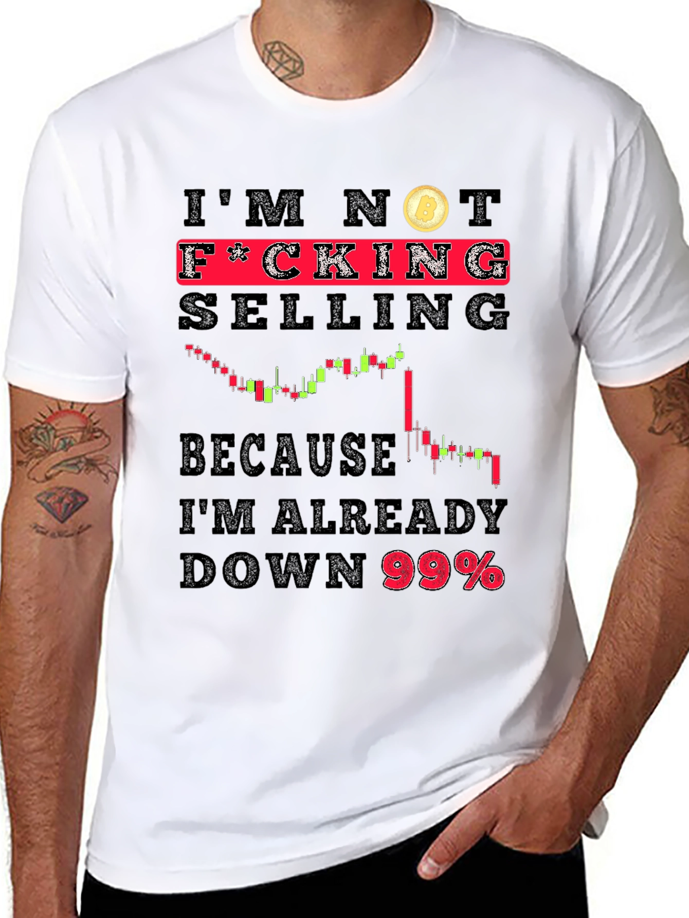 Im Not Selling Bitcoin Black T-Shirt