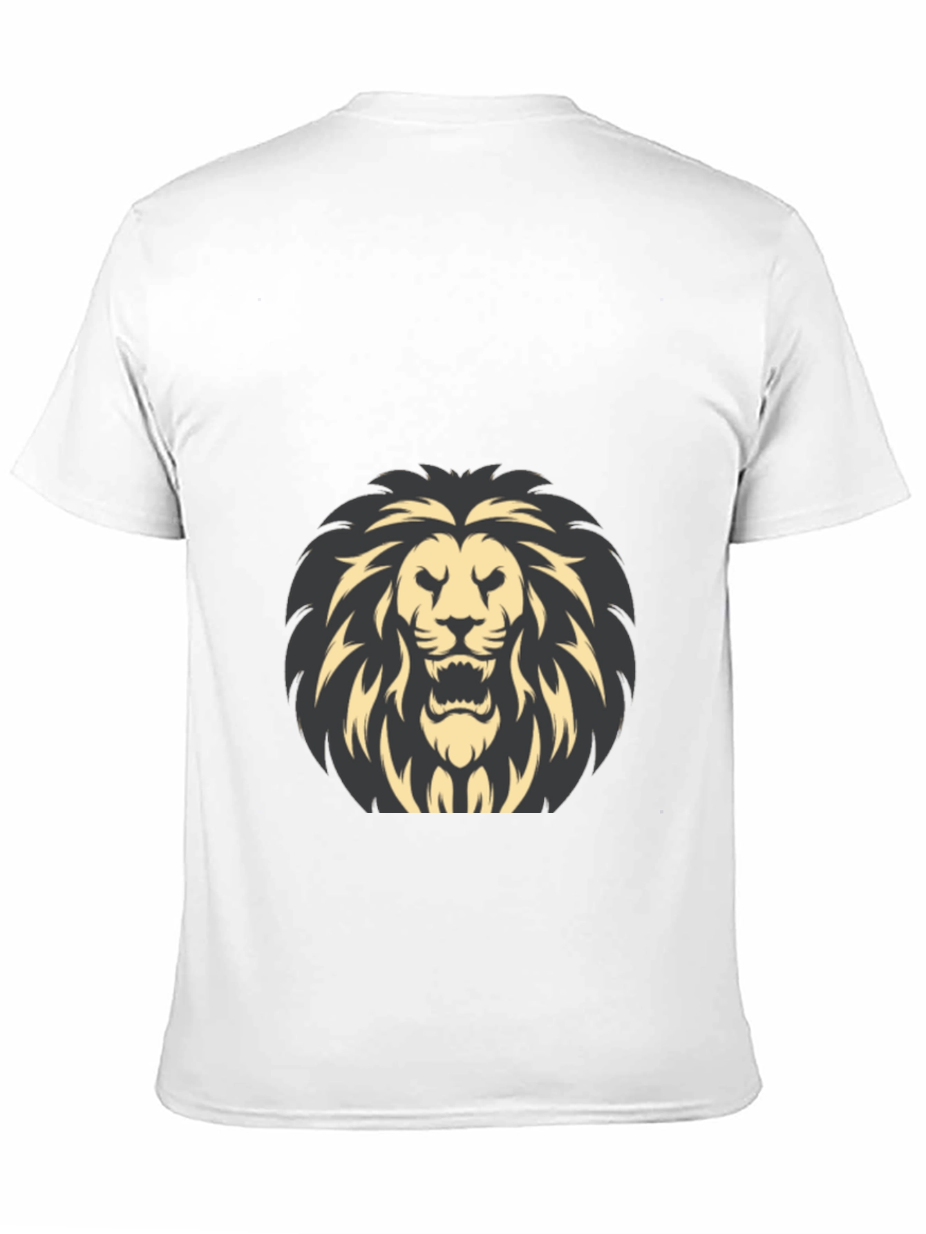 Lion Graphic Black T-Shirt - Bold Style