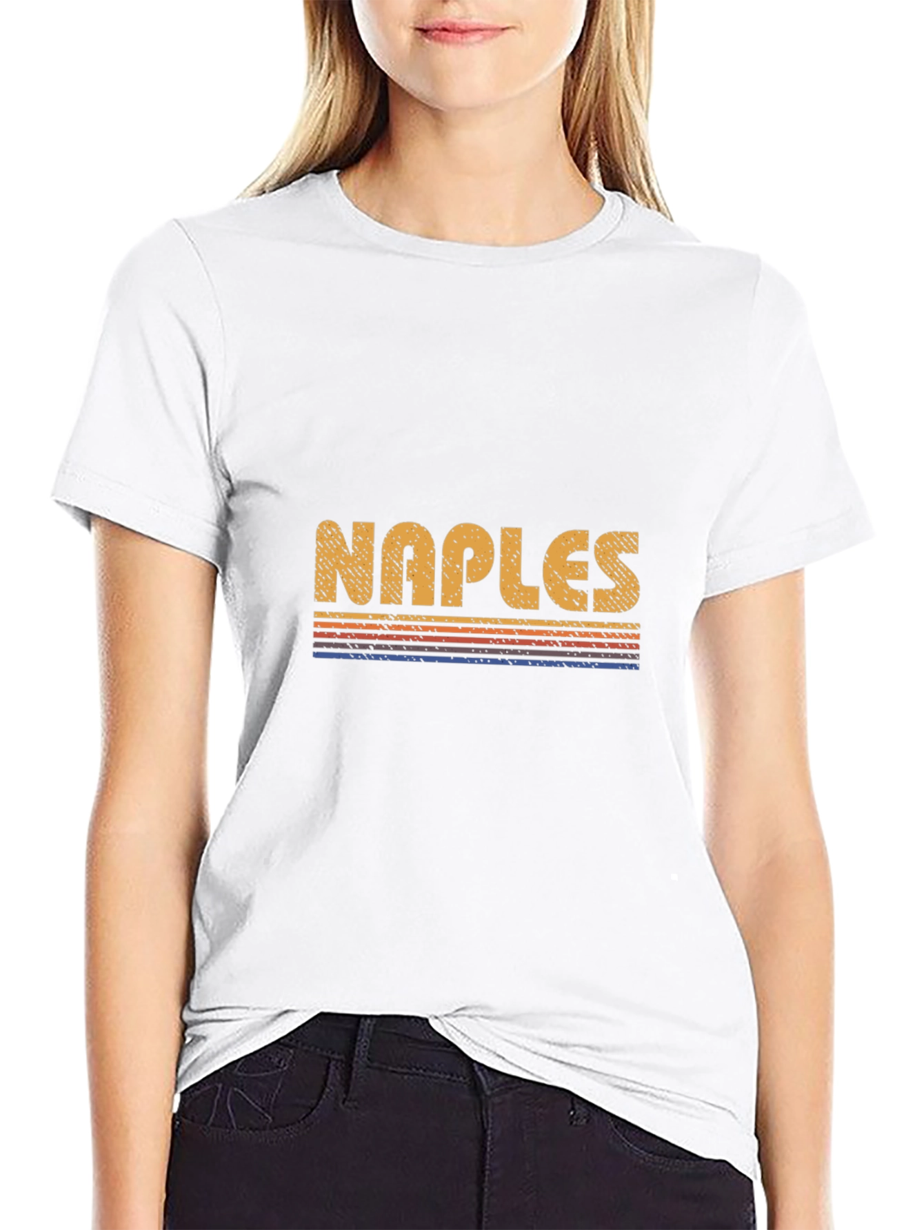 Naples Retro Sunset T-Shirt