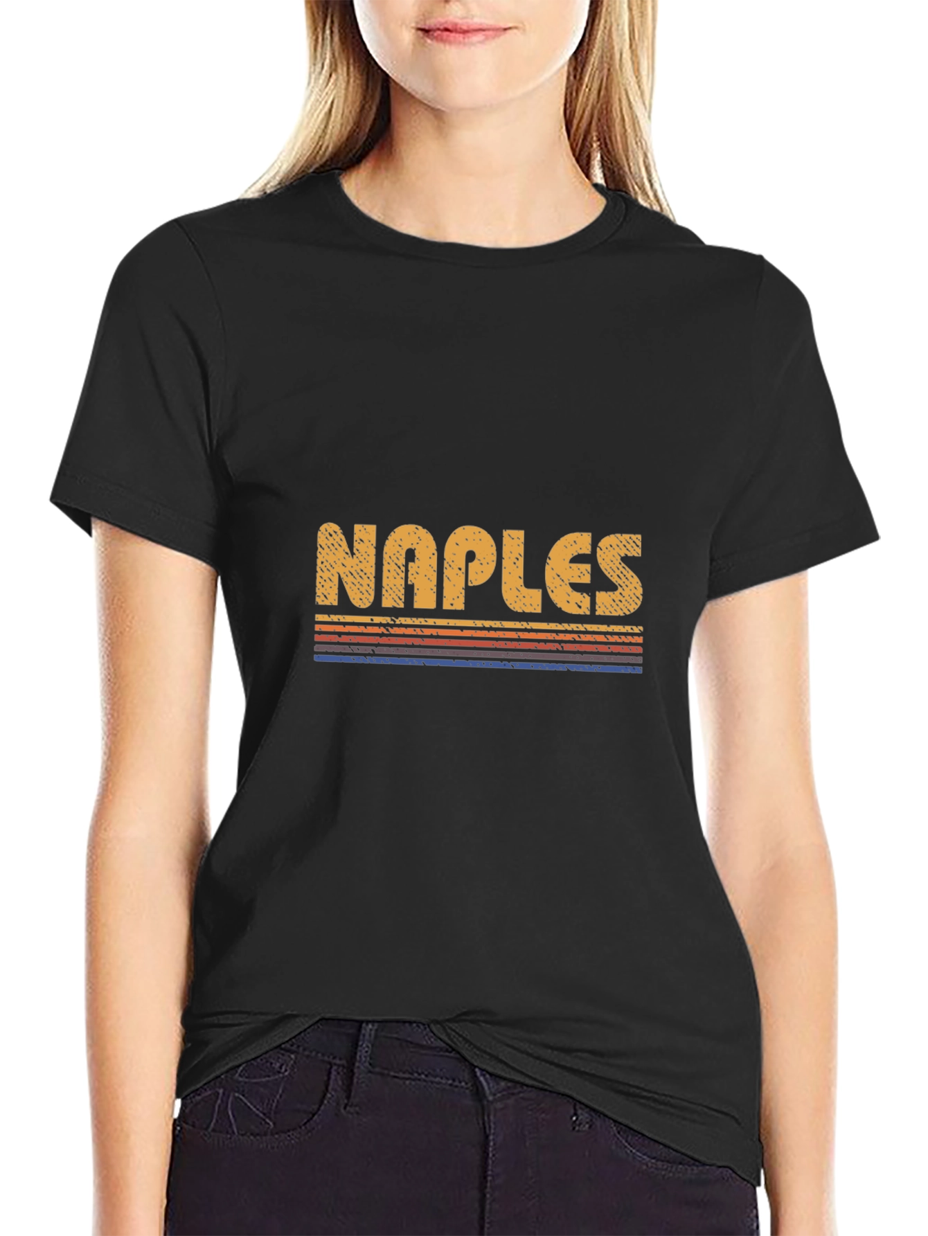 Naples Retro Sunset T-Shirt