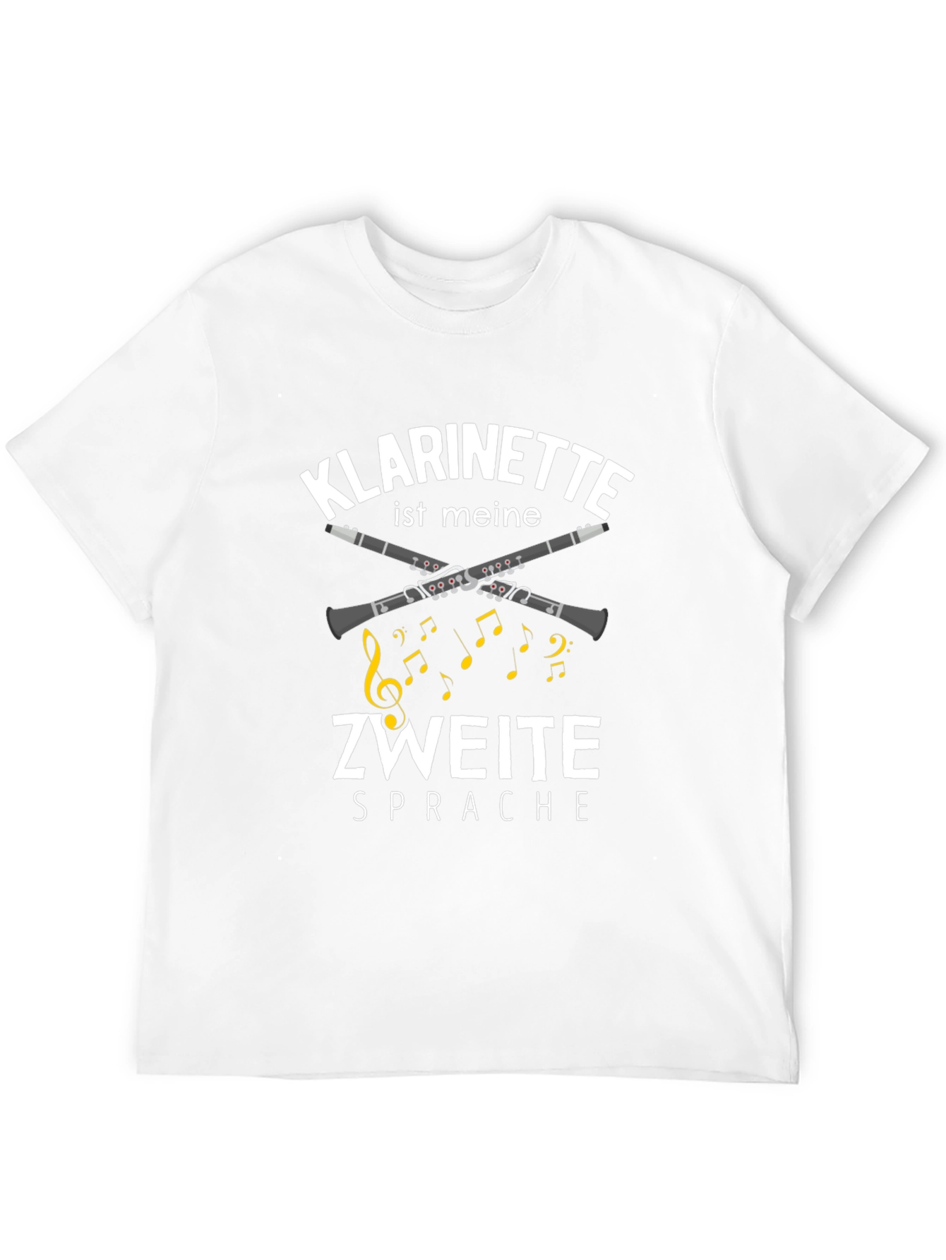 Klarinette Second Language Black T-Shirt