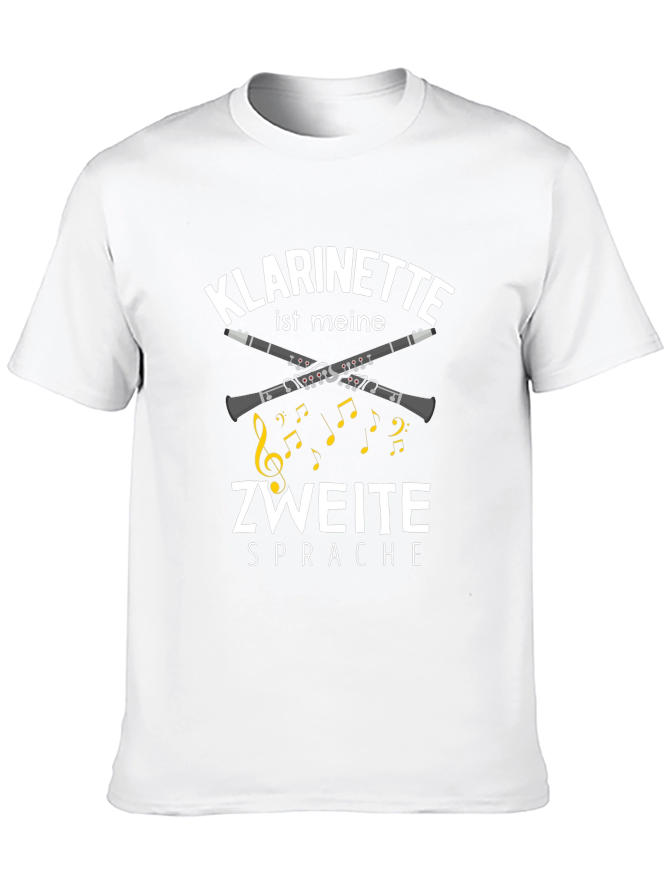 Klarinette Second Language Black T-Shirt