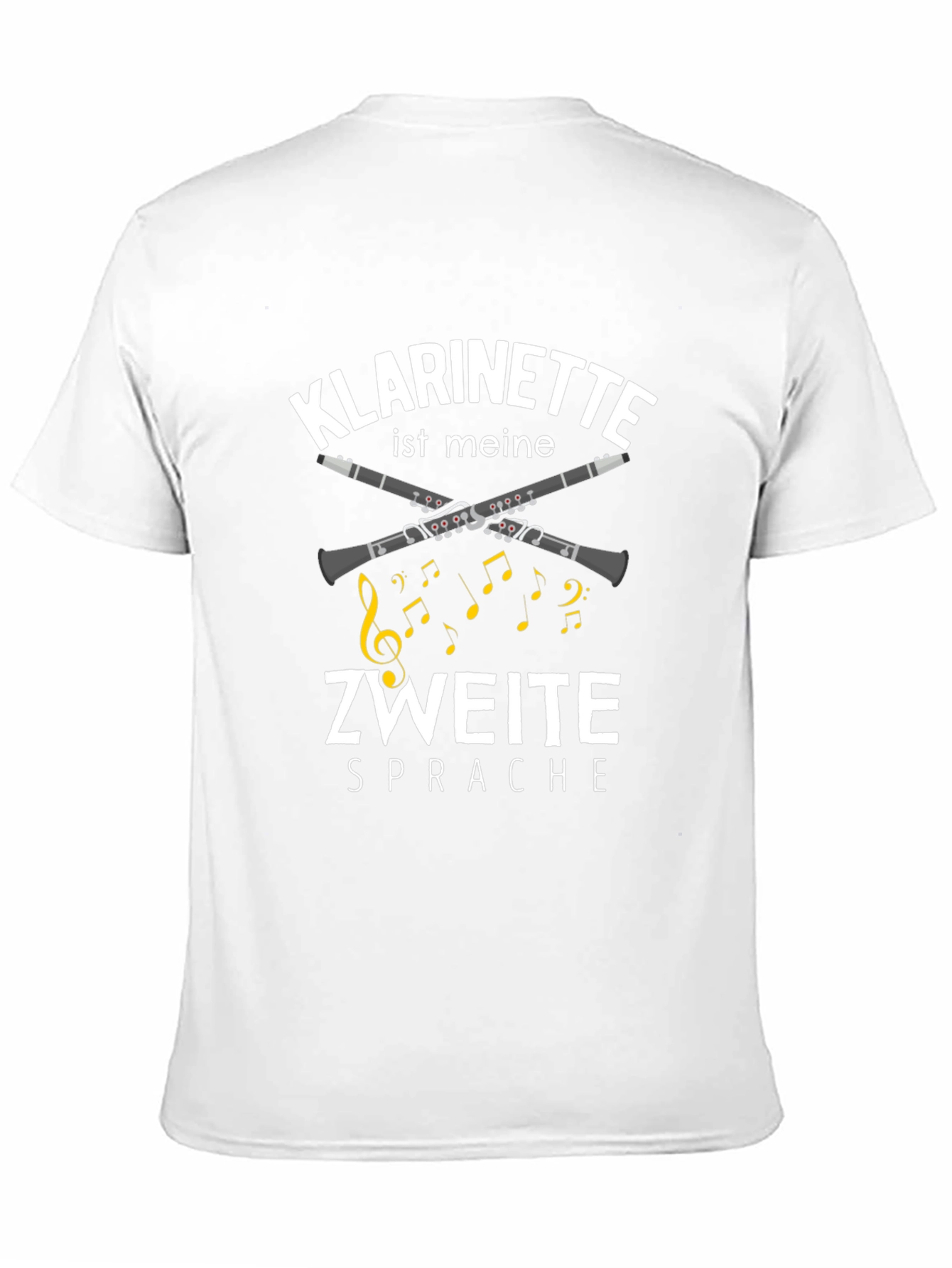 Klarinette Second Language Black T-Shirt