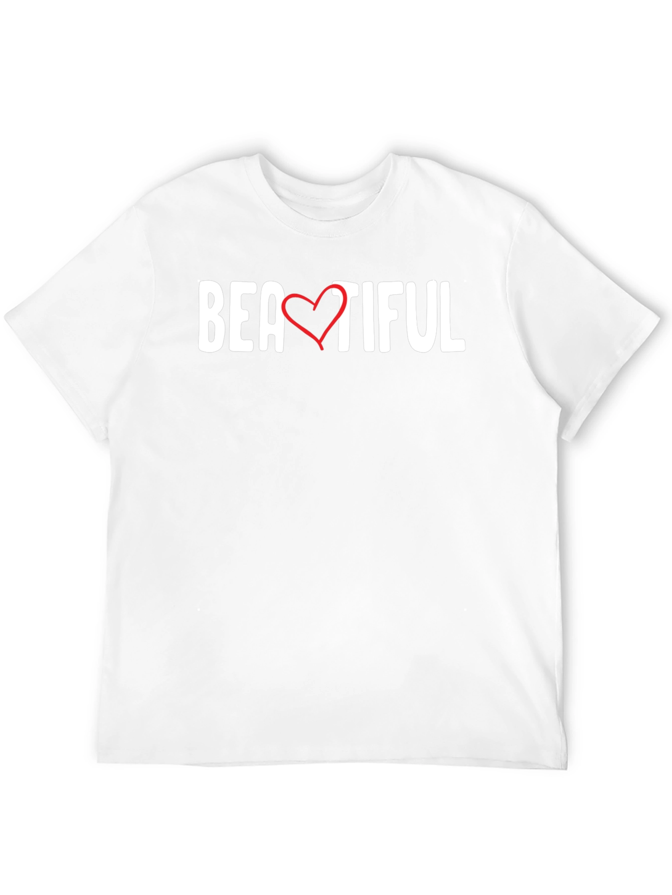 Beautiful Heart Graphic Tee - Black Unisex T-Shirt